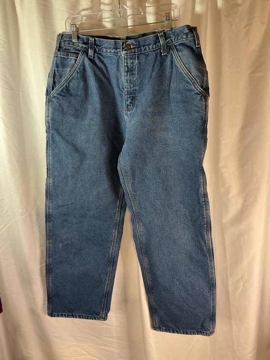 Carhartt Other - Carhartt Carpenter Jeans 34x30 (Est.) Fleece Lined Denim Workwear Dungaree